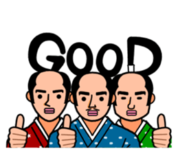 The Samurai Hairstyle sticker #458306