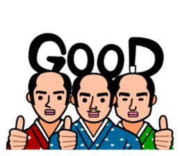 The Samurai Hairstyle sticker #458306