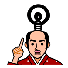 The Samurai Hairstyle sticker #458307