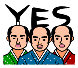 The Samurai Hairstyle sticker #458308