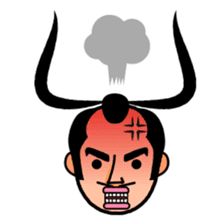 The Samurai Hairstyle sticker #458312