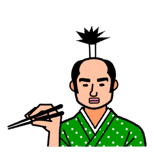 The Samurai Hairstyle sticker #458330