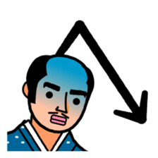 The Samurai Hairstyle sticker #458332