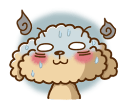Putaro the Poodle sticker #458336