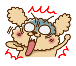 Putaro the Poodle sticker #458344