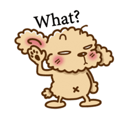 Putaro the Poodle sticker #458351