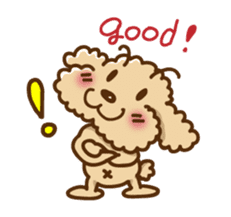 Putaro the Poodle sticker #458354