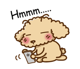 Putaro the Poodle sticker #458367