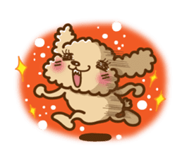 Putaro the Poodle sticker #458368