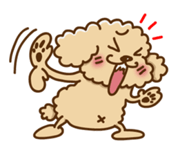 Putaro the Poodle sticker #458373