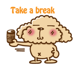 Putaro the Poodle sticker #458374