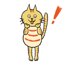 The tabby cats Troy & Lieben sticker #458462