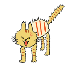 The tabby cats Troy & Lieben sticker #458470