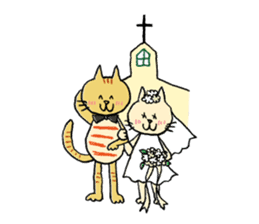 The tabby cats Troy & Lieben sticker #458484