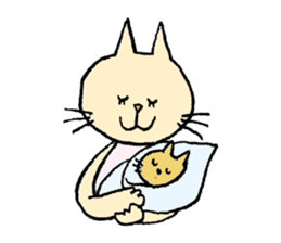 The tabby cats Troy & Lieben sticker #458485
