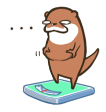 Kotsumetti of Small-clawed otter 02 sticker #458655