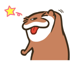 Kotsumetti of Small-clawed otter 02 sticker #458664
