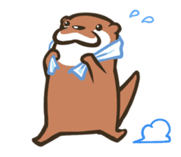Kotsumetti of Small-clawed otter 02 sticker #458671