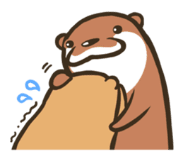 Kotsumetti of Small-clawed otter 02 sticker #458676