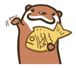 Kotsumetti of Small-clawed otter 02 sticker #458678
