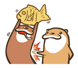Kotsumetti of Small-clawed otter 02 sticker #458685