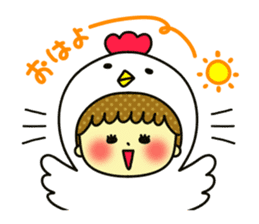 High school girl Chiharu-chan sticker #458975