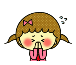 High school girl Chiharu-chan sticker #458979