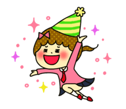 High school girl Chiharu-chan sticker #458982