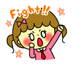 High school girl Chiharu-chan sticker #458983