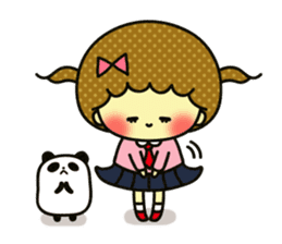 High school girl Chiharu-chan sticker #458985
