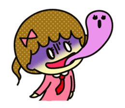 High school girl Chiharu-chan sticker #458986