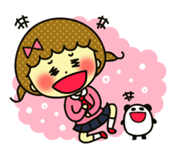 High school girl Chiharu-chan sticker #458988