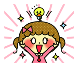 High school girl Chiharu-chan sticker #458997