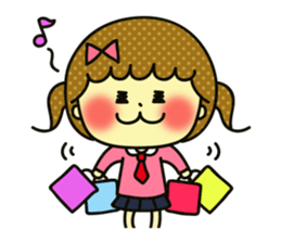 High school girl Chiharu-chan sticker #459007