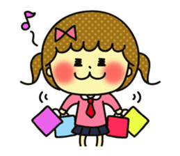 High school girl Chiharu-chan sticker #459007