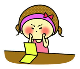 High school girl Chiharu-chan sticker #459010