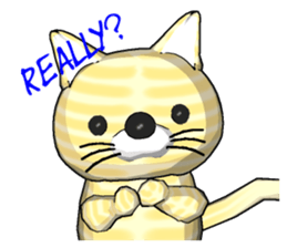 Tiger cat1 sticker #459185