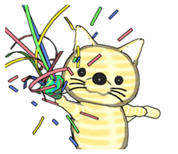 Tiger cat1 sticker #459187