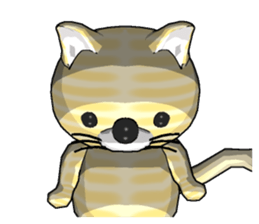 Tiger cat1 sticker #459190