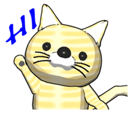 Tiger cat1 sticker #459193