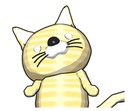 Tiger cat1 sticker #459195