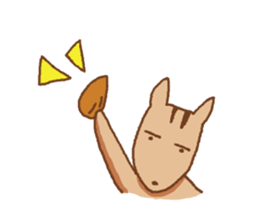 squirrels speaking osakaben sticker #459252