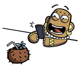 Tikii-Fun in the sun sticker #459476