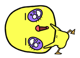 Selfish chick PIYO-CHAN vol.2 sticker #459500