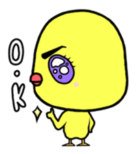 Selfish chick PIYO-CHAN vol.2 sticker #459520