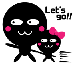 kuromaru&kuroko sticker #459557