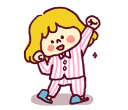 Ribbon girl sticker #459575