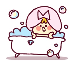 Ribbon girl sticker #459611