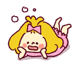 Ribbon girl sticker #459613