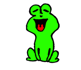 Frog&friends sticker #459755